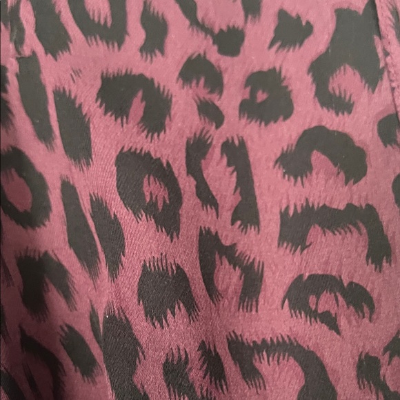 Parker Plum and Black Leopard-Print Mini Dress - Picture 5 of 14